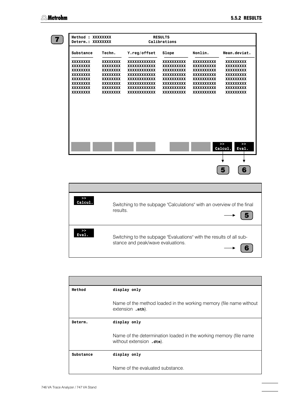 Metrohm 746 VA Trace Analyzer User Manual | Page 242 / 617