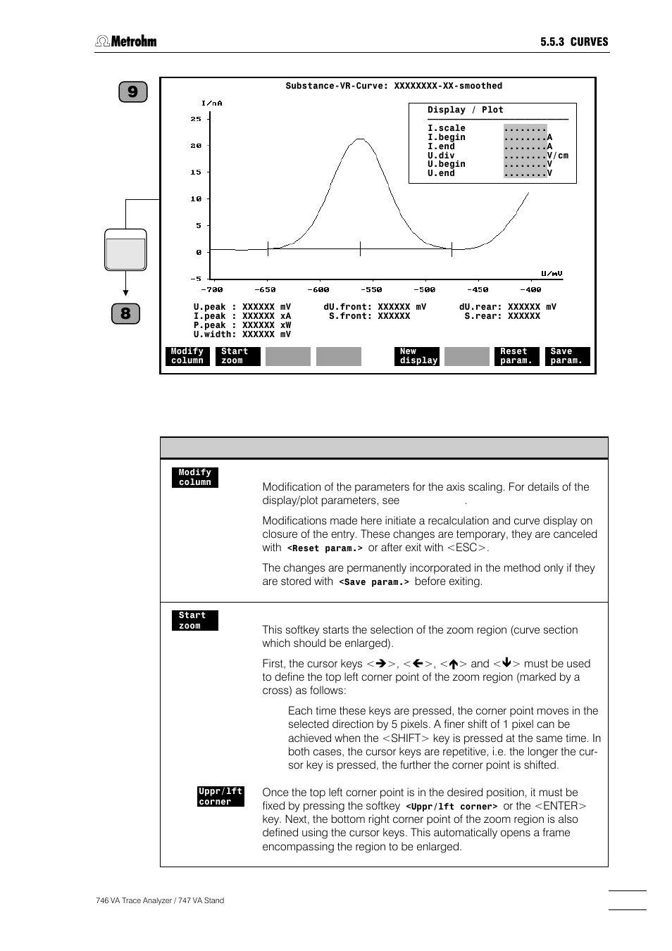 Metrohm 746 VA Trace Analyzer User Manual | Page 254 / 617