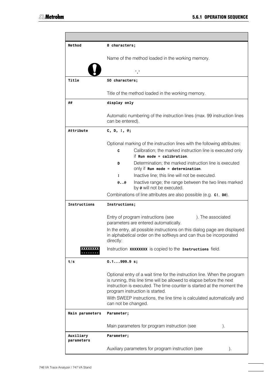 Metrohm 746 VA Trace Analyzer User Manual | Page 274 / 617