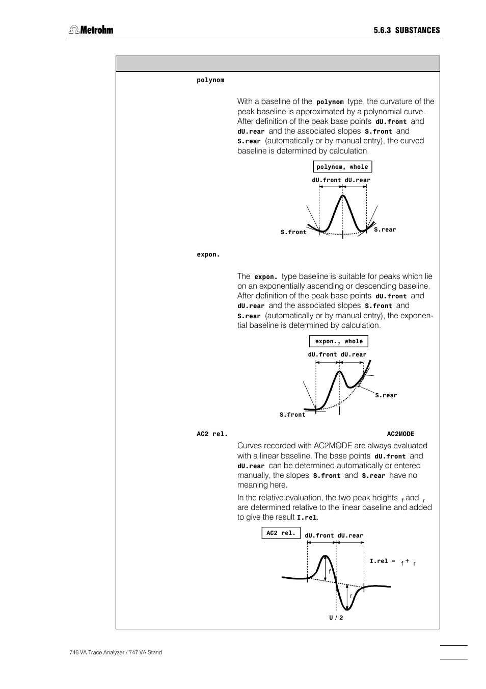 Metrohm 746 VA Trace Analyzer User Manual | Page 288 / 617