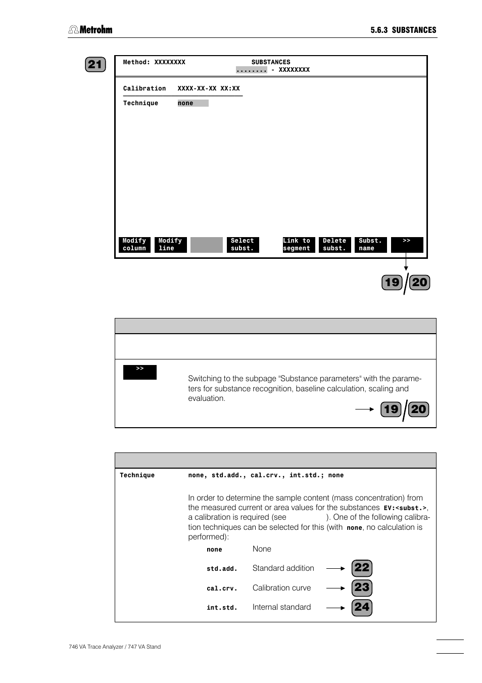 Metrohm 746 VA Trace Analyzer User Manual | Page 292 / 617