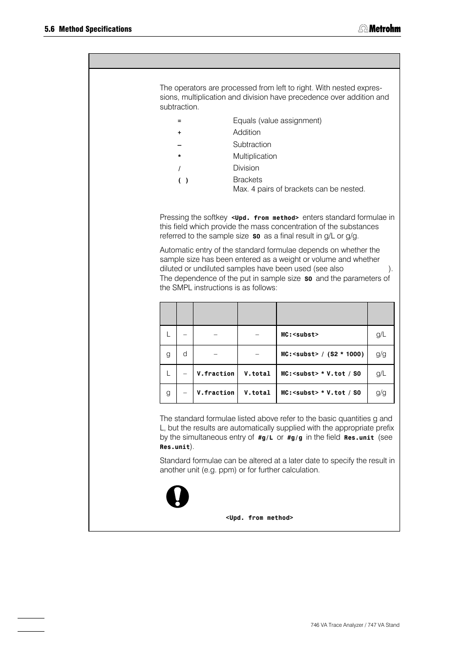Metrohm 746 VA Trace Analyzer User Manual | Page 315 / 617