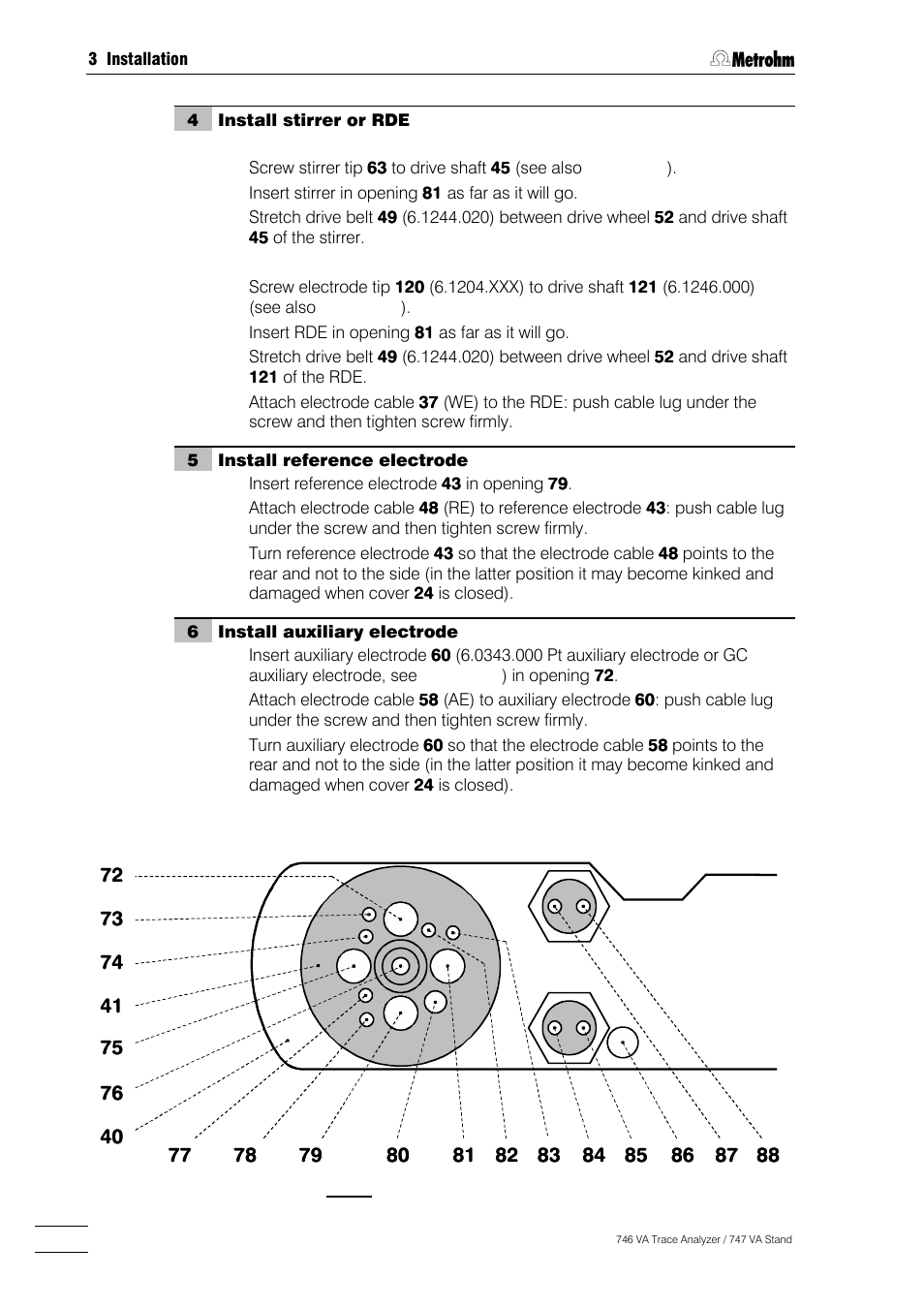 Metrohm 746 VA Trace Analyzer User Manual | Page 35 / 617