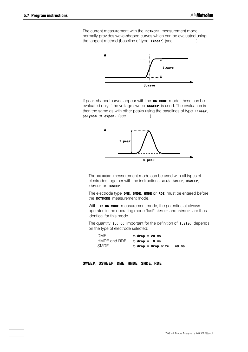 Metrohm 746 VA Trace Analyzer User Manual | Page 375 / 617