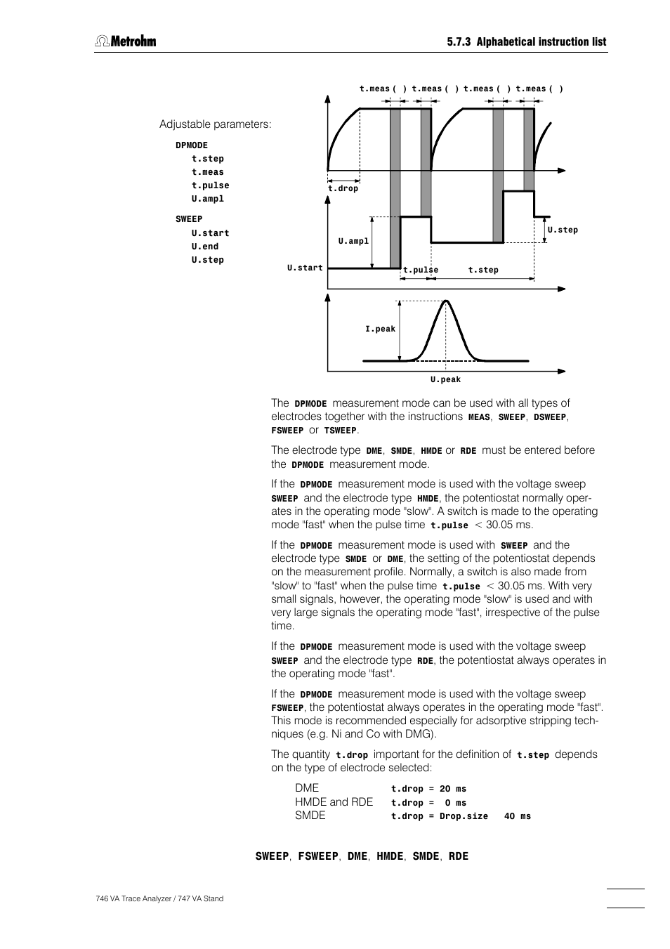 Metrohm 746 VA Trace Analyzer User Manual | Page 382 / 617