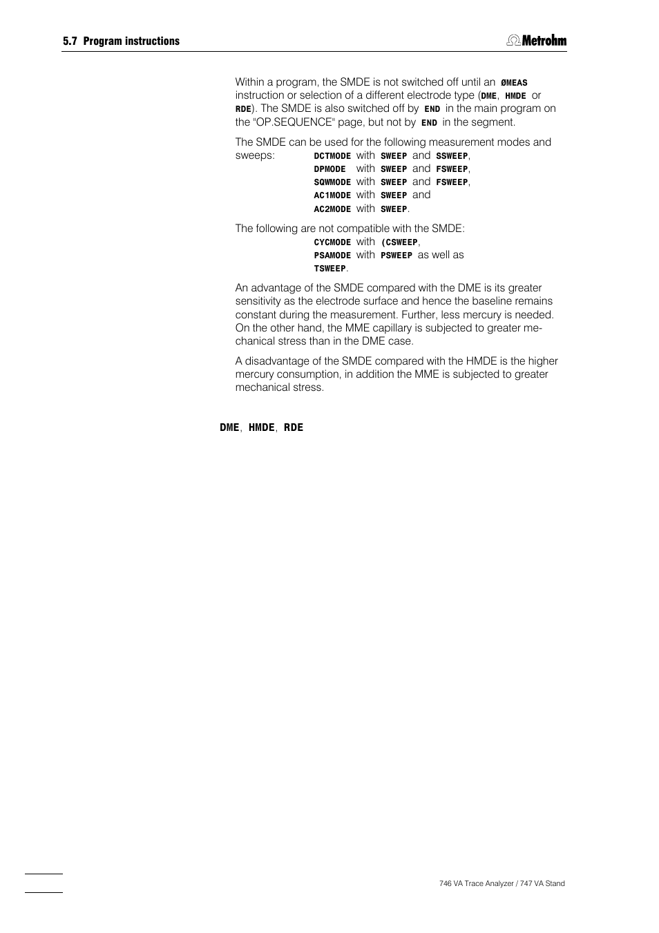 Metrohm 746 VA Trace Analyzer User Manual | Page 439 / 617