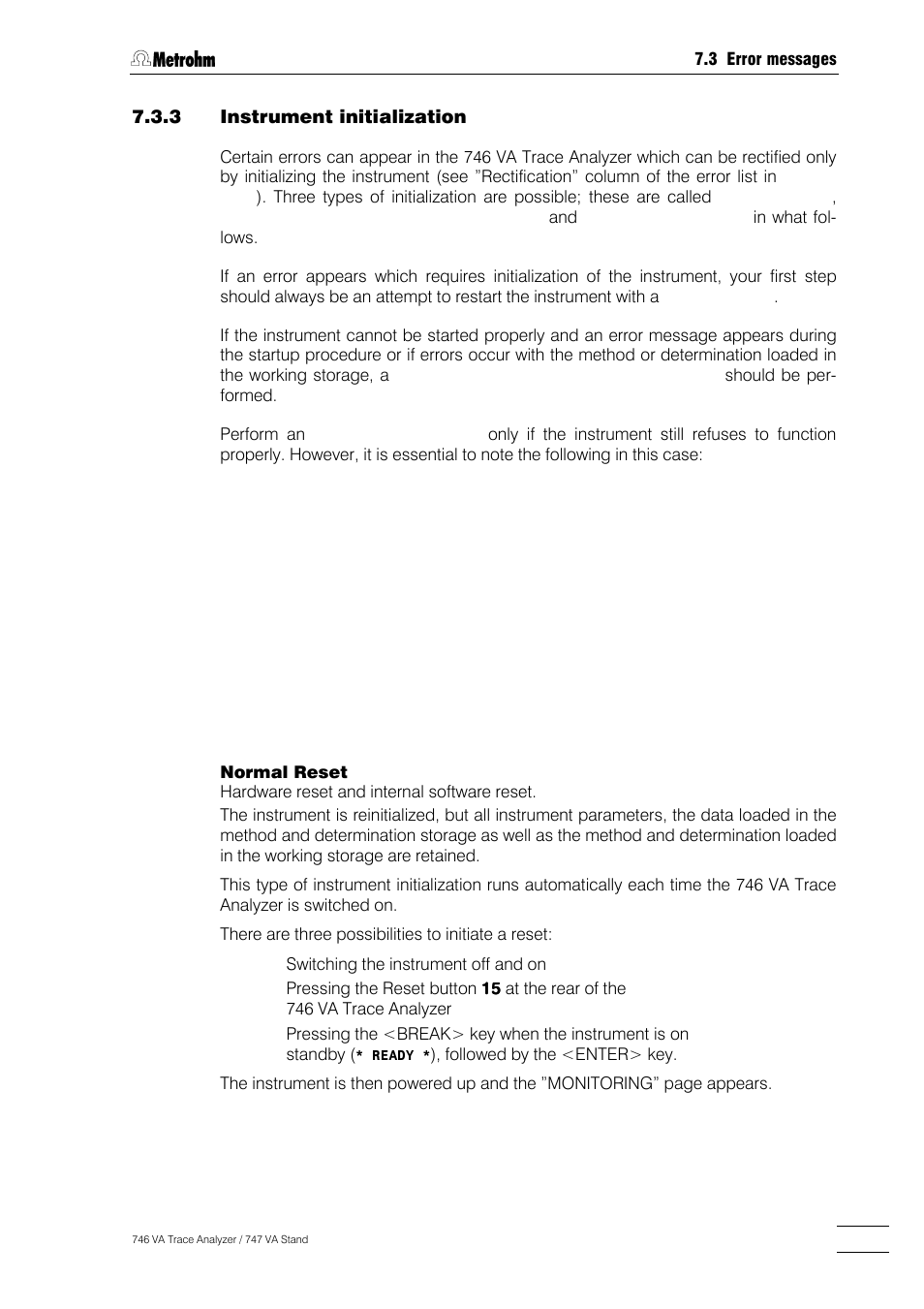 Metrohm 746 VA Trace Analyzer User Manual | Page 528 / 617