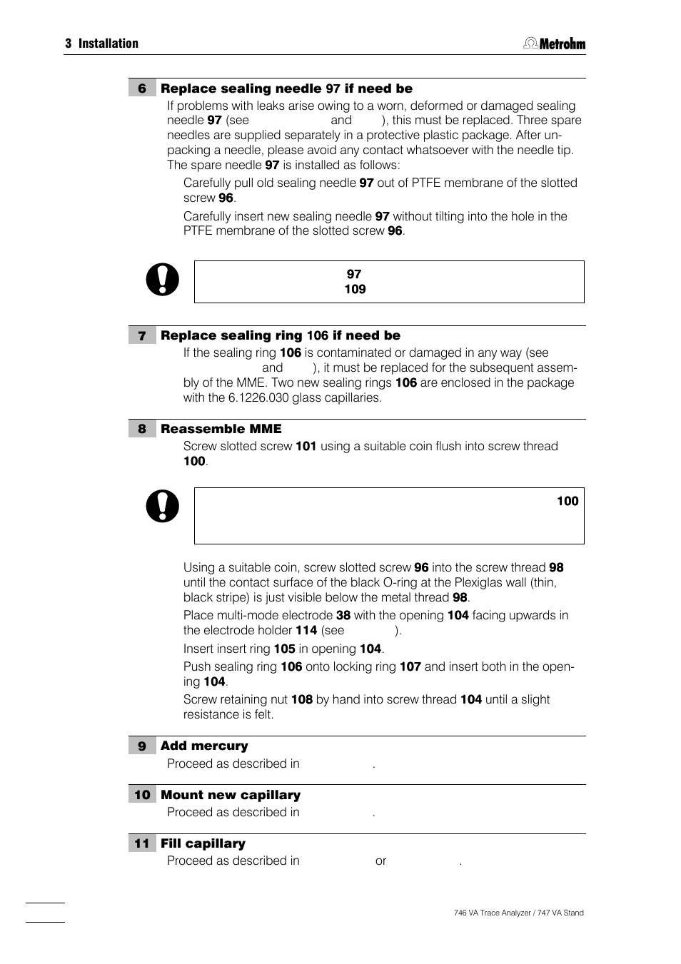 Metrohm 746 VA Trace Analyzer User Manual | Page 53 / 617