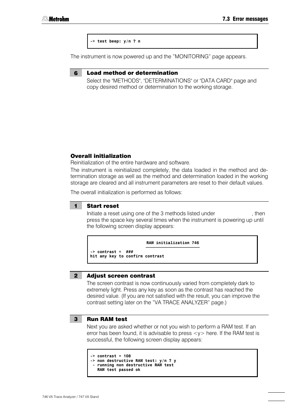 Metrohm 746 VA Trace Analyzer User Manual | Page 530 / 617