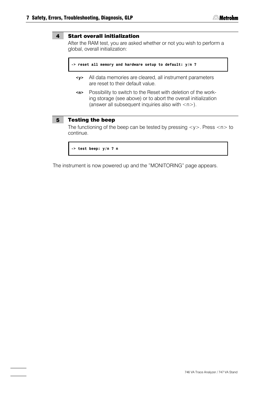 Metrohm 746 VA Trace Analyzer User Manual | Page 531 / 617