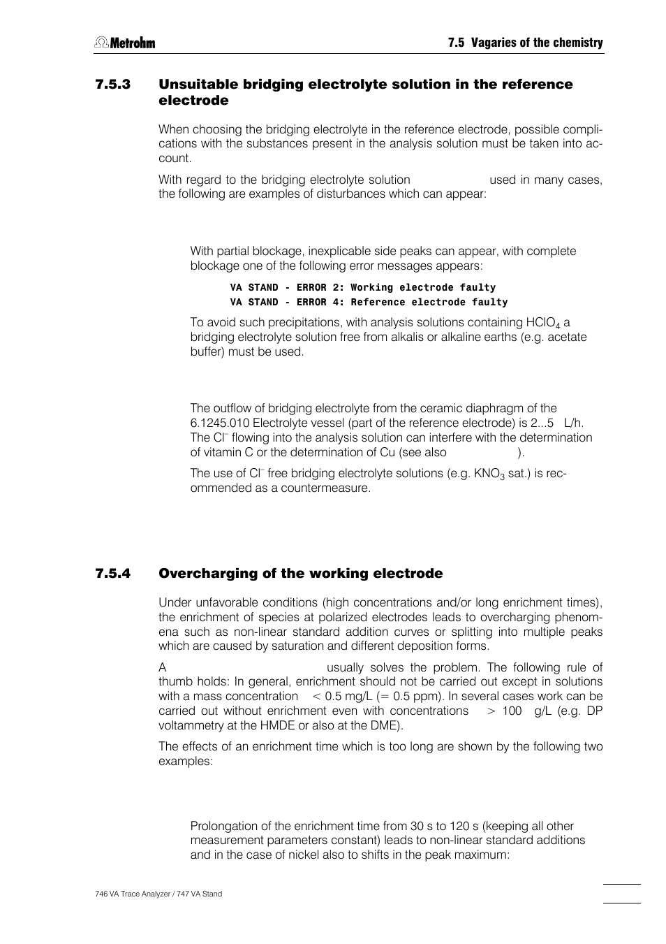 Metrohm 746 VA Trace Analyzer User Manual | Page 542 / 617