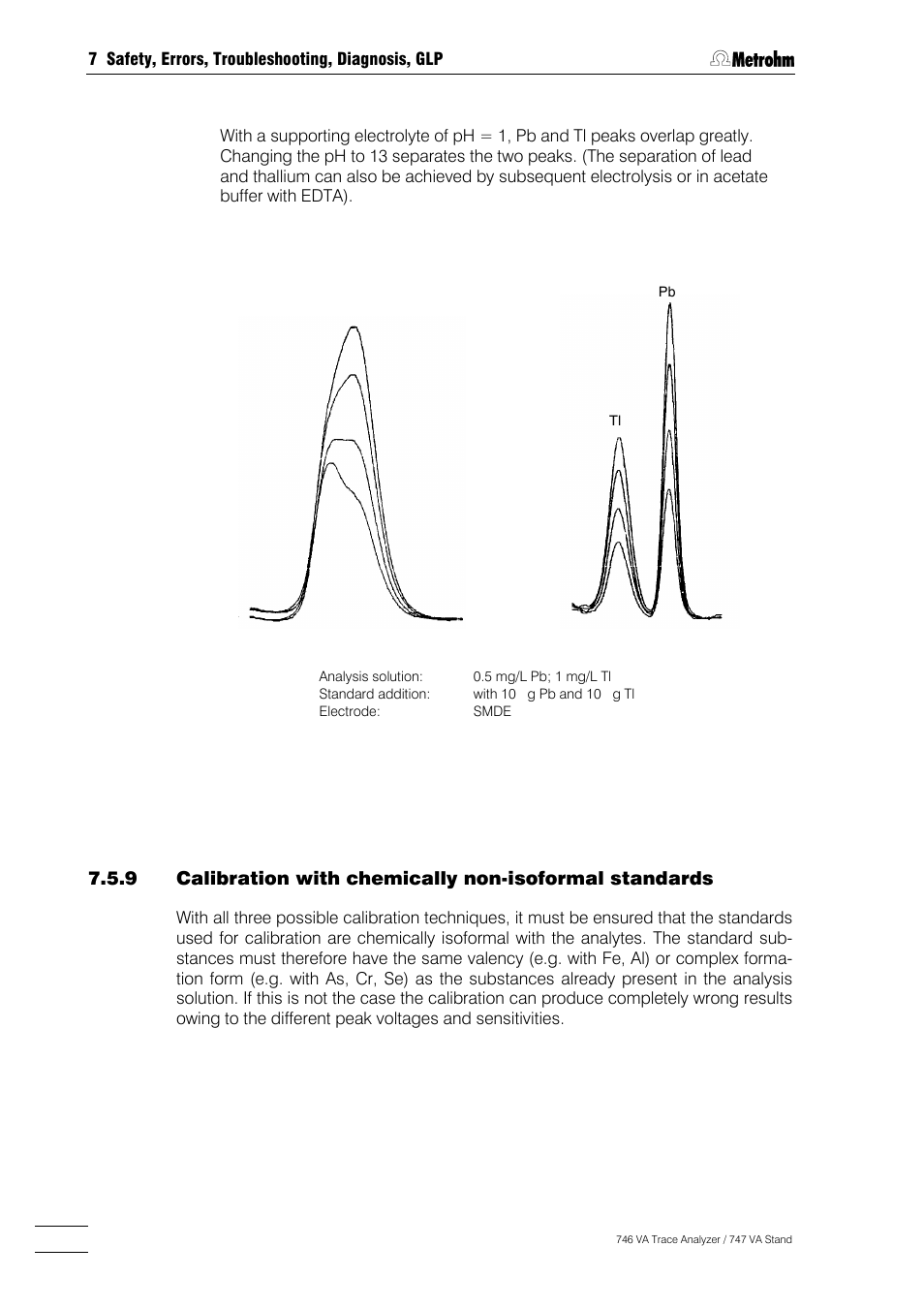 Metrohm 746 VA Trace Analyzer User Manual | Page 547 / 617