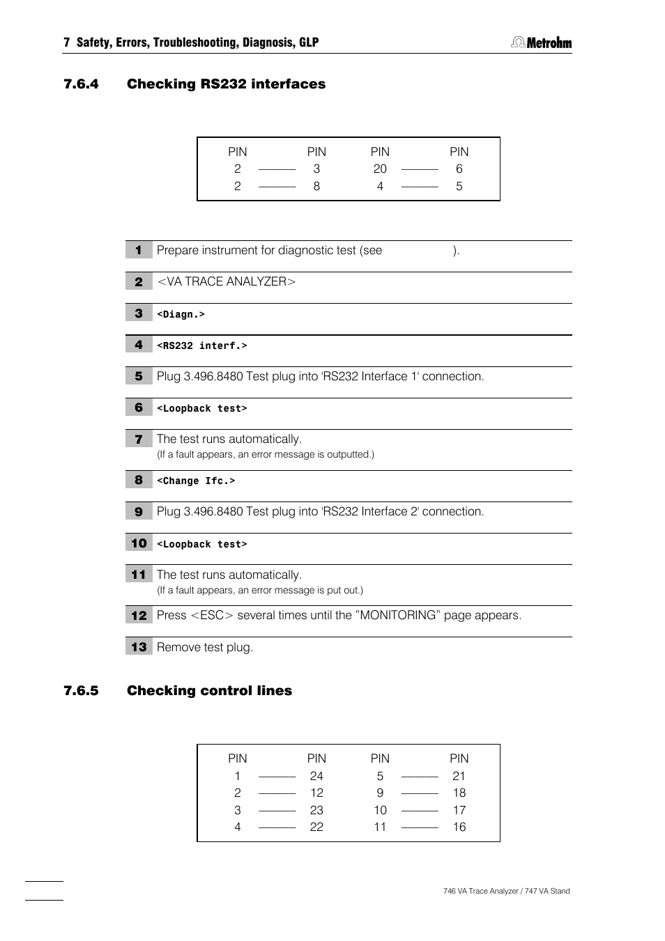 Metrohm 746 VA Trace Analyzer User Manual | Page 551 / 617