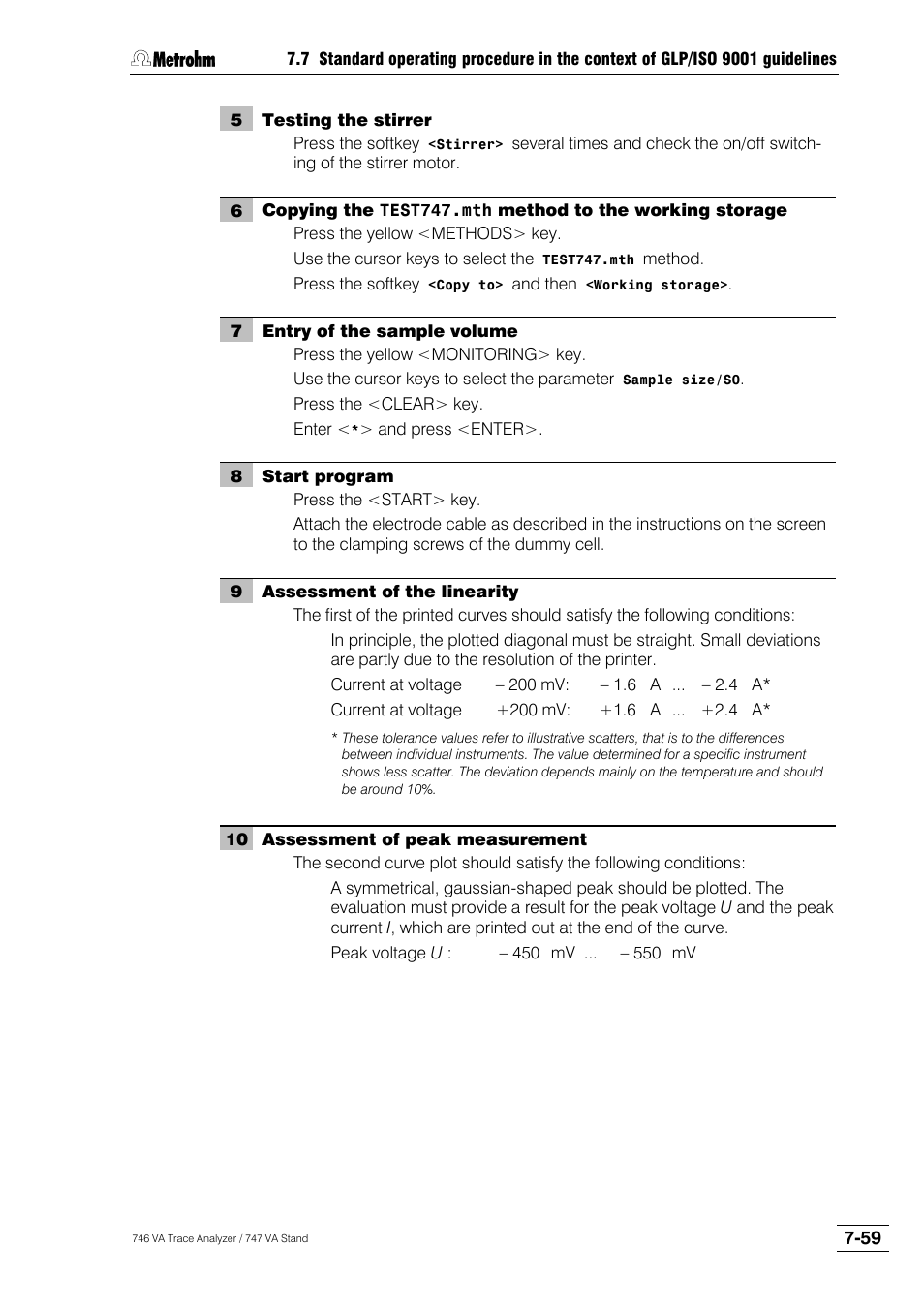 Metrohm 746 VA Trace Analyzer User Manual | Page 558 / 617