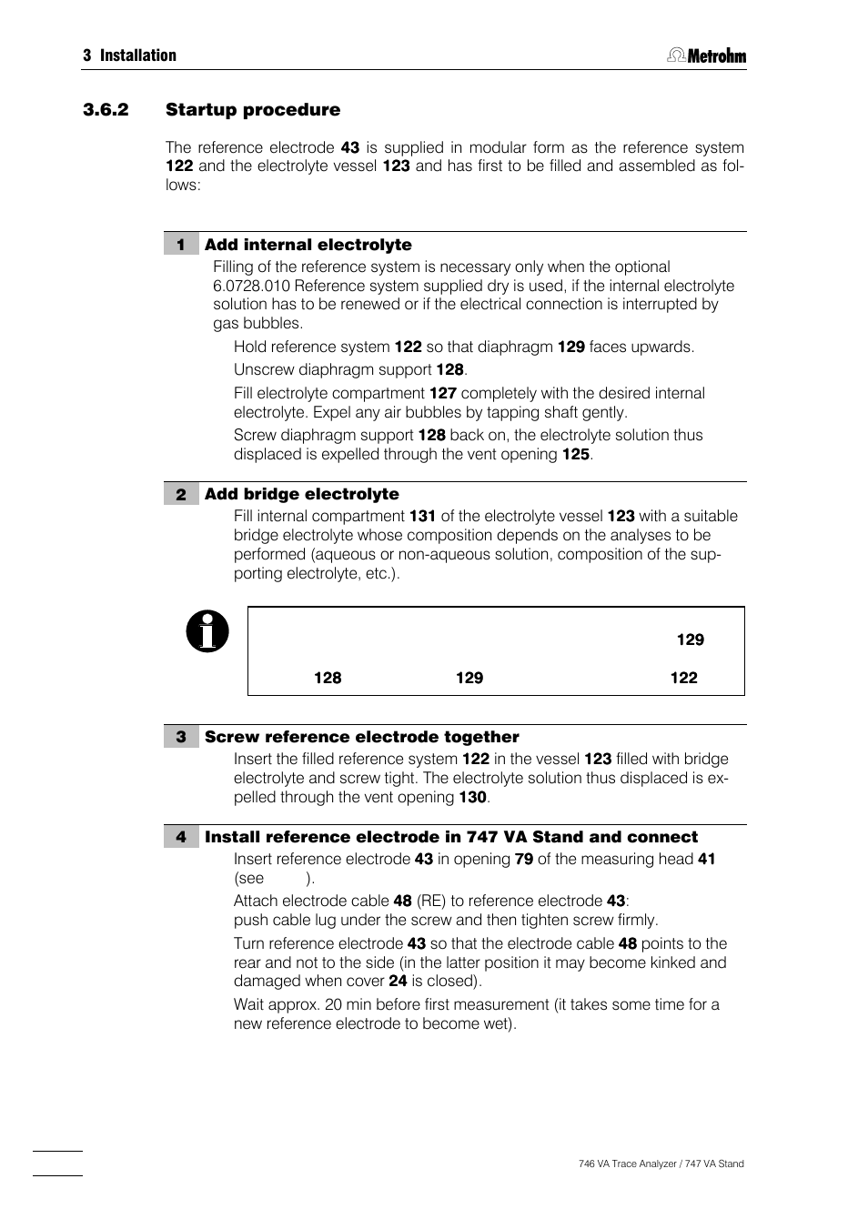 Metrohm 746 VA Trace Analyzer User Manual | Page 57 / 617