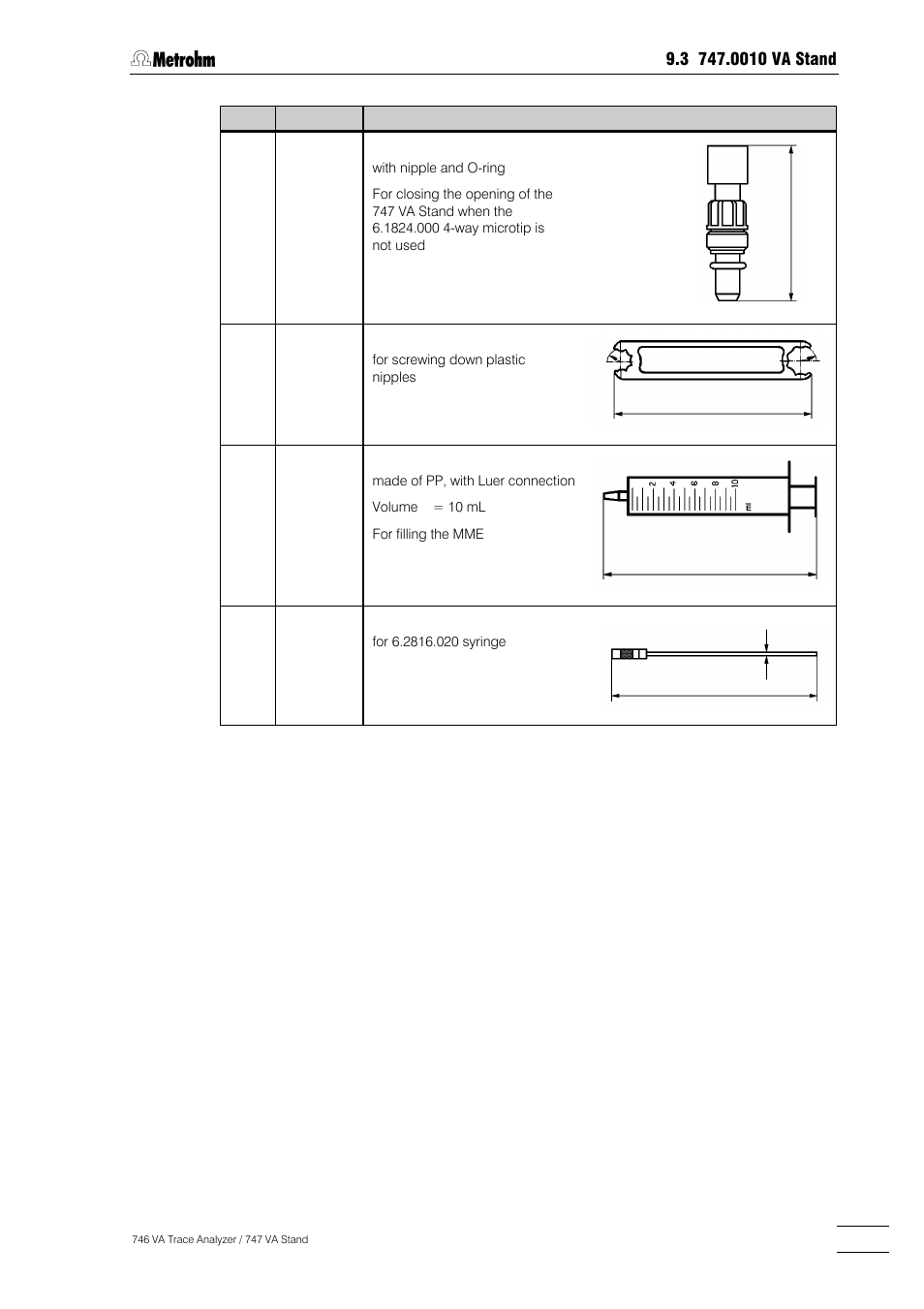 Metrohm 746 VA Trace Analyzer User Manual | Page 586 / 617