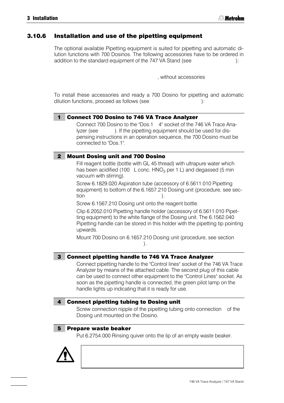 Metrohm 746 VA Trace Analyzer User Manual | Page 75 / 617