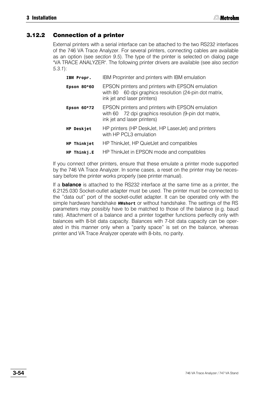 Metrohm 746 VA Trace Analyzer User Manual | Page 81 / 617