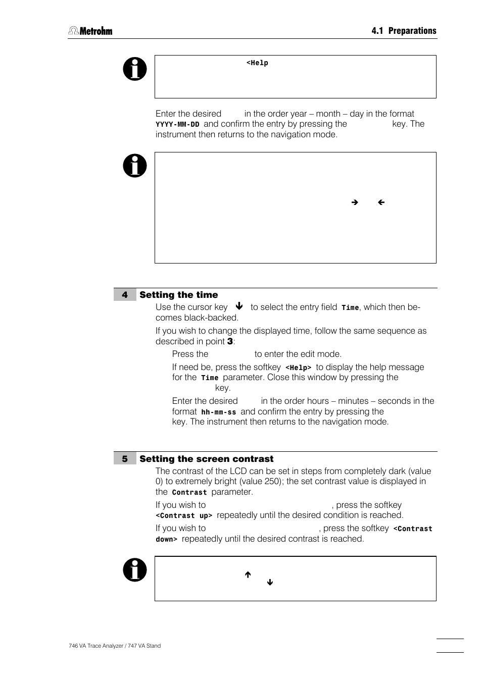 Metrohm 746 VA Trace Analyzer User Manual | Page 90 / 617
