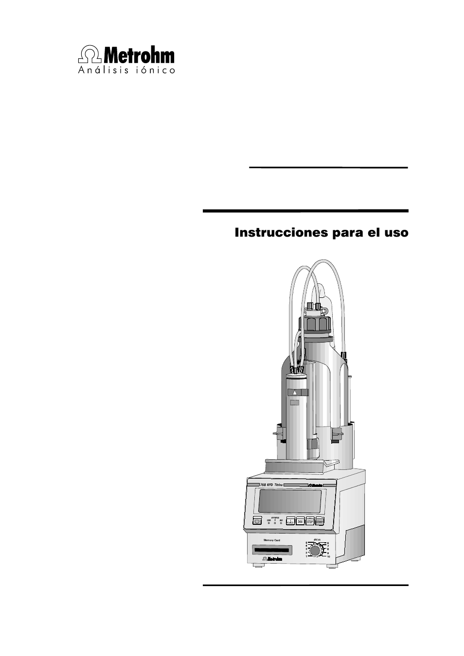 Metrohm 784 KFP Titrino User Manual | 155 pages