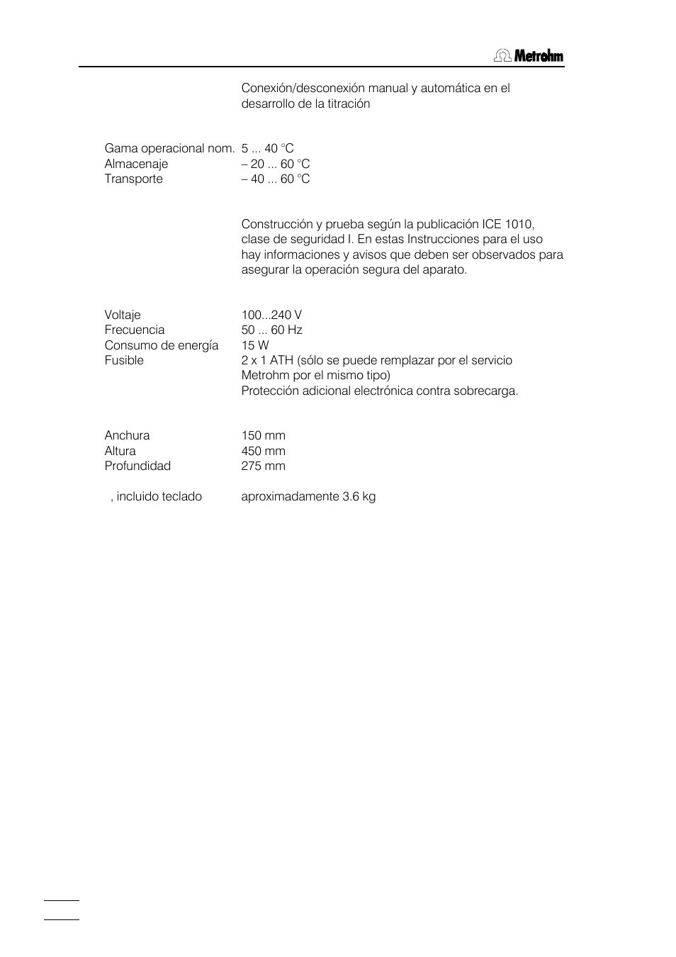 Metrohm 784 KFP Titrino User Manual | Page 129 / 155