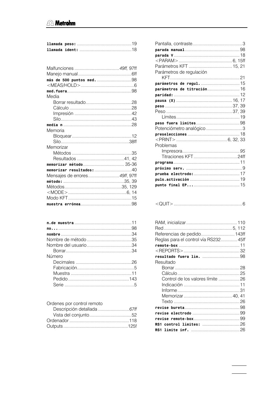 Metrohm 784 KFP Titrino User Manual | Page 154 / 155