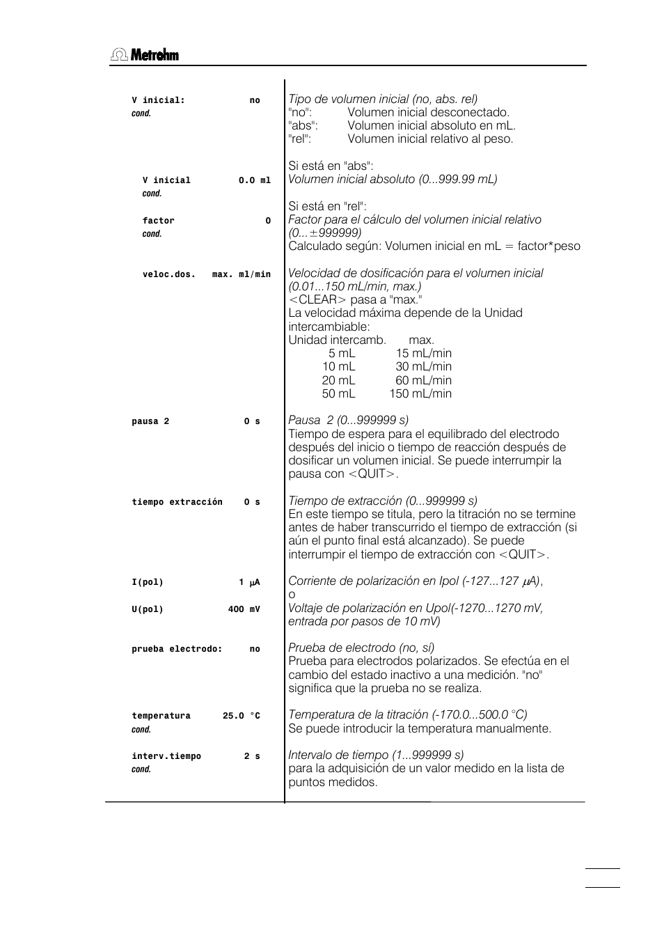 Metrohm 784 KFP Titrino User Manual | Page 22 / 155