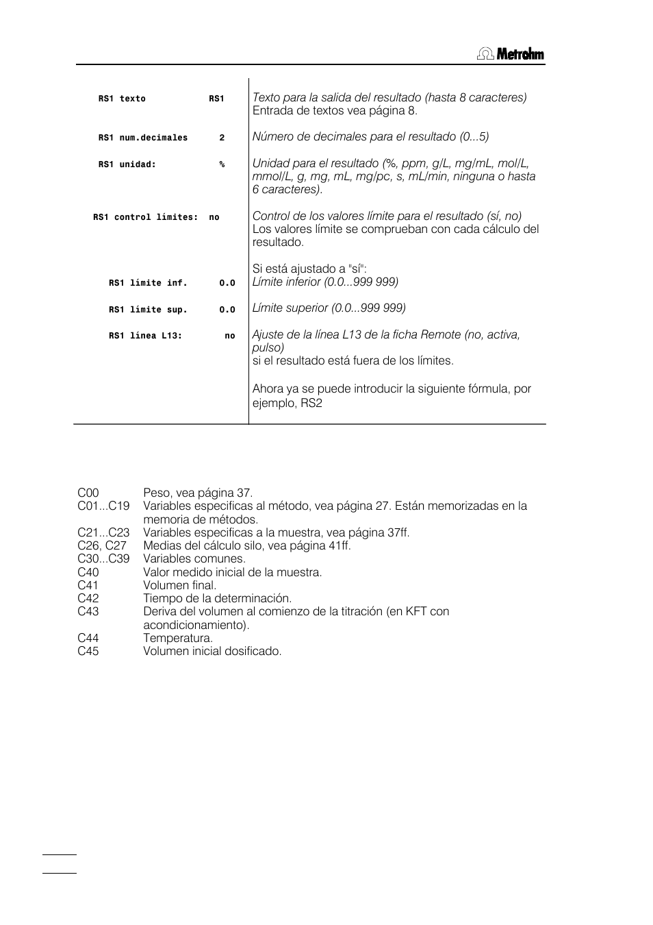 Metrohm 784 KFP Titrino User Manual | Page 31 / 155