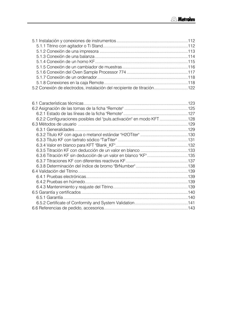 Metrohm 784 KFP Titrino User Manual | Page 4 / 155