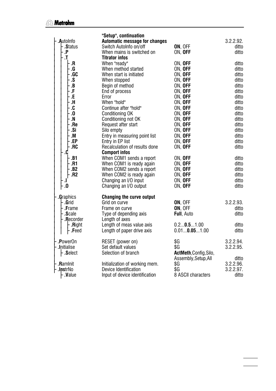 Metrohm 784 KFP Titrino User Manual | Page 70 / 155