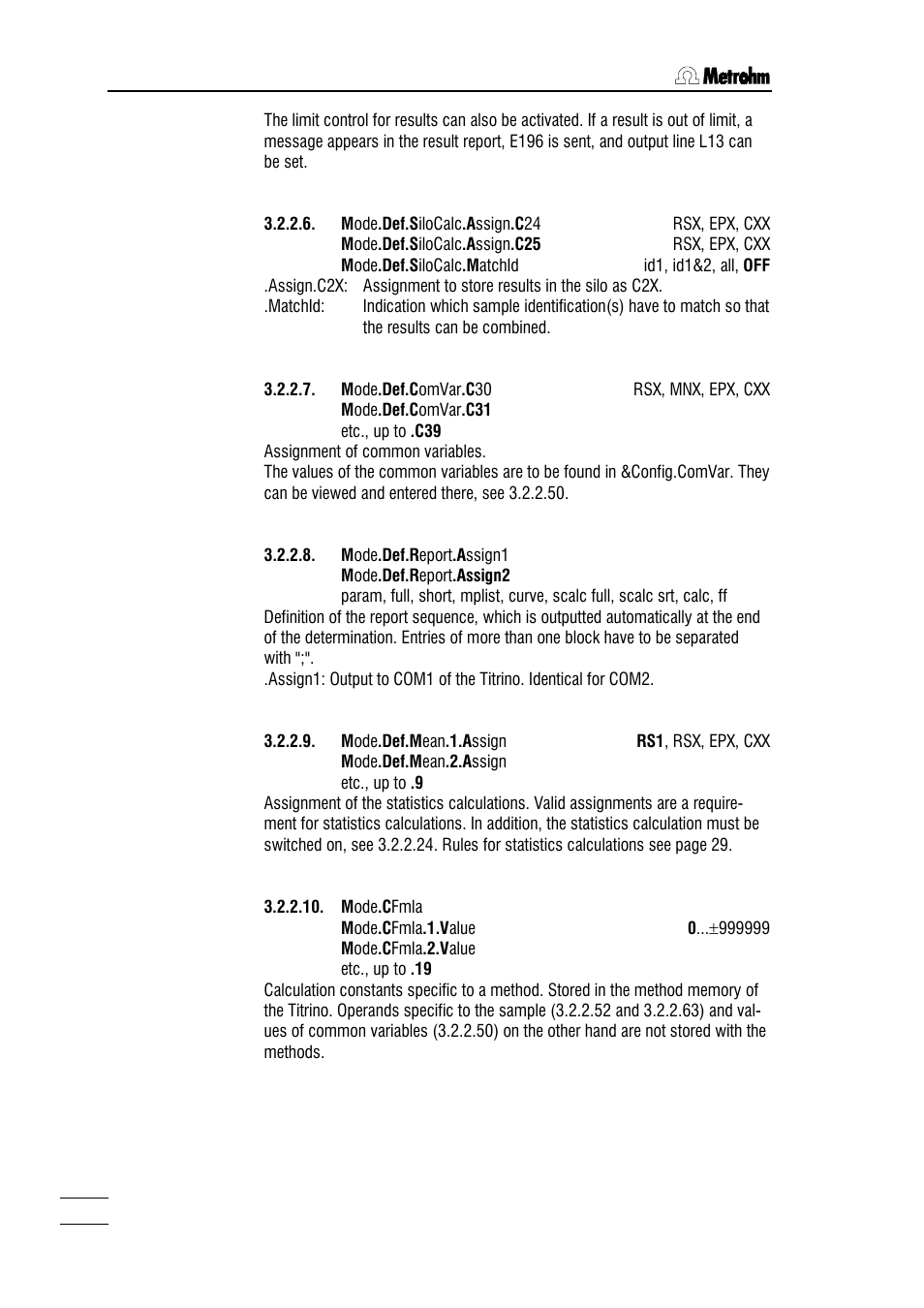 Metrohm 784 KFP Titrino User Manual | Page 73 / 155