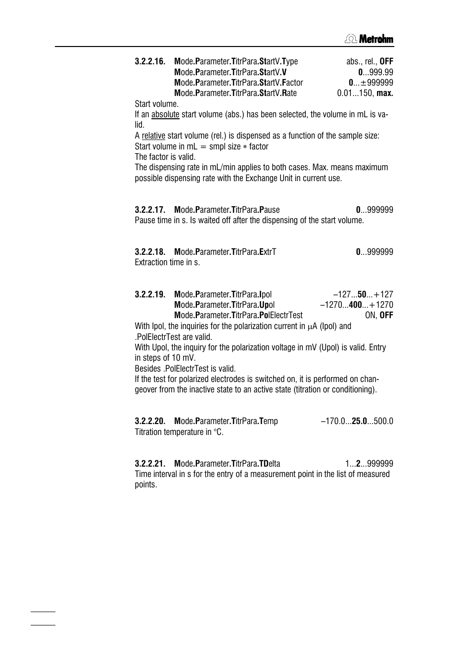 Metrohm 784 KFP Titrino User Manual | Page 75 / 155