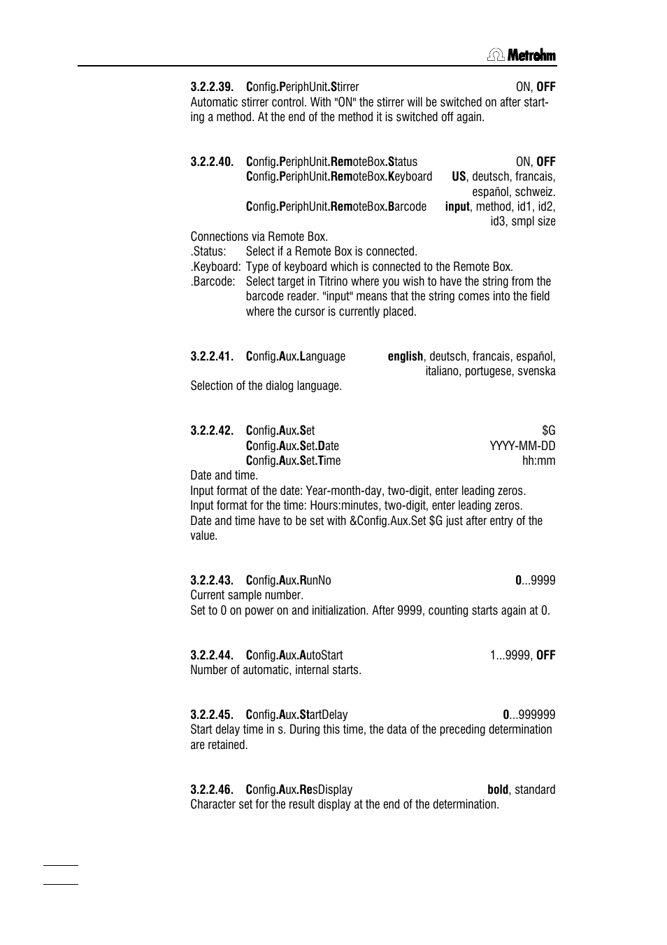 Metrohm 784 KFP Titrino User Manual | Page 79 / 155