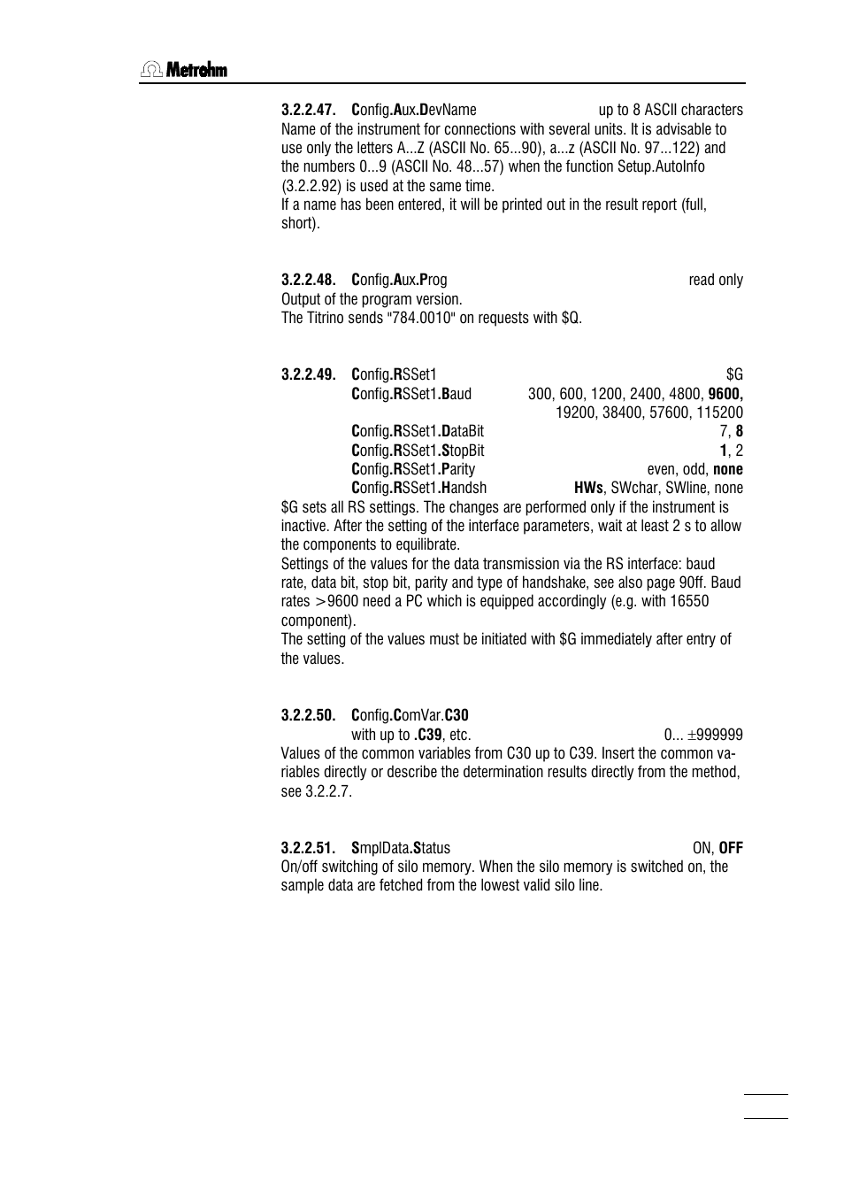 Metrohm 784 KFP Titrino User Manual | Page 80 / 155