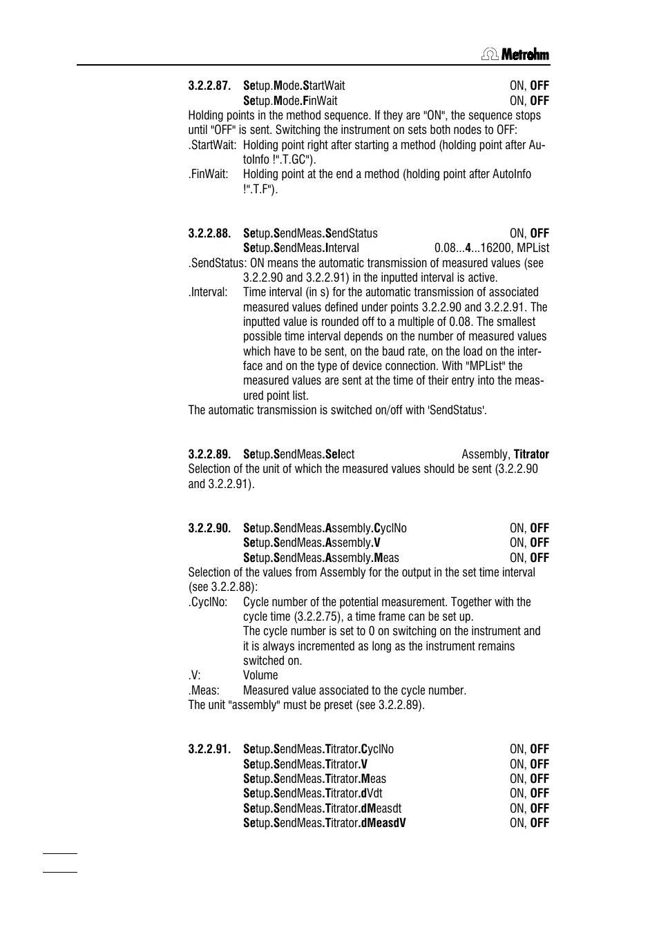 Metrohm 784 KFP Titrino User Manual | Page 91 / 155