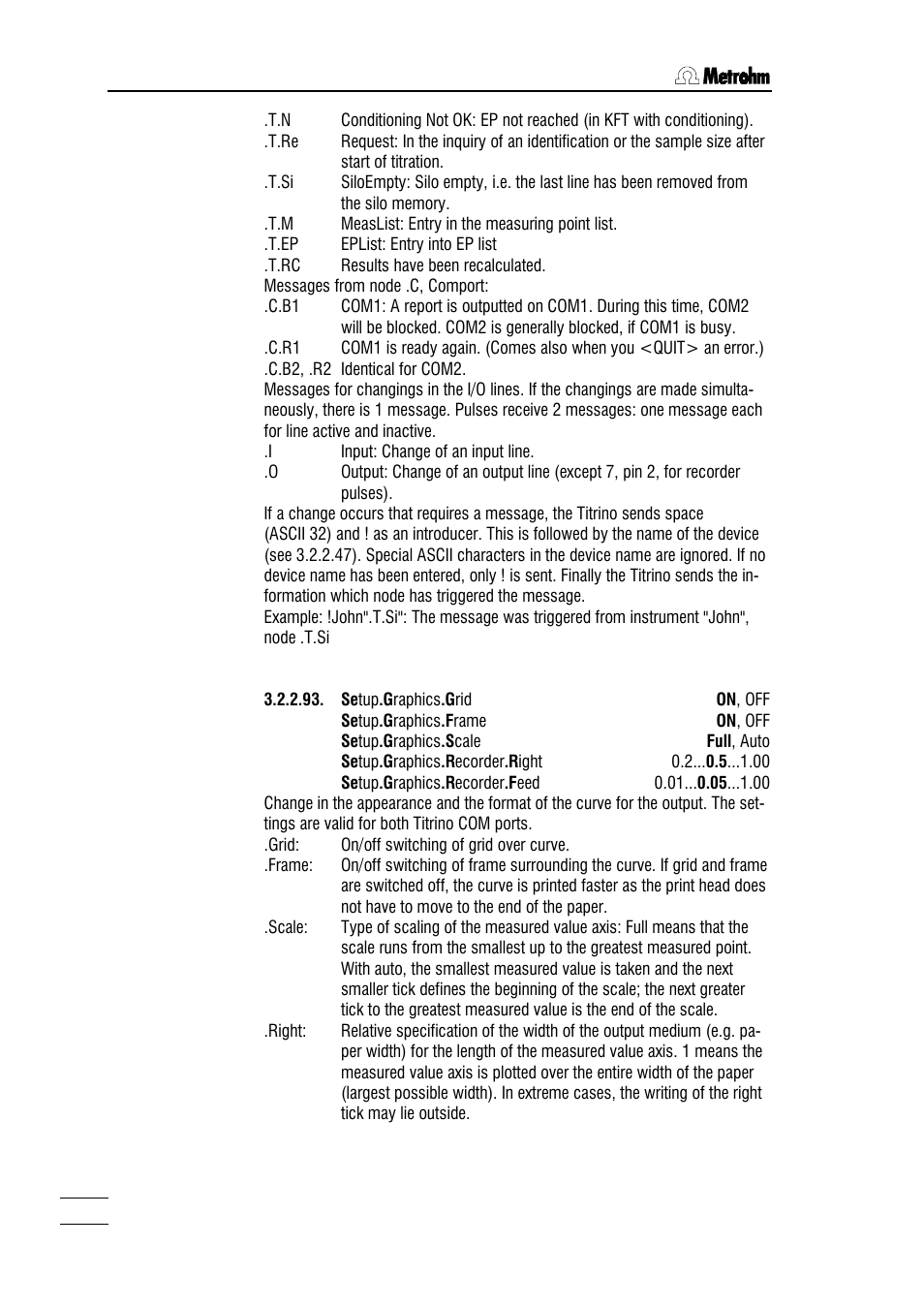 Metrohm 784 KFP Titrino User Manual | Page 93 / 155