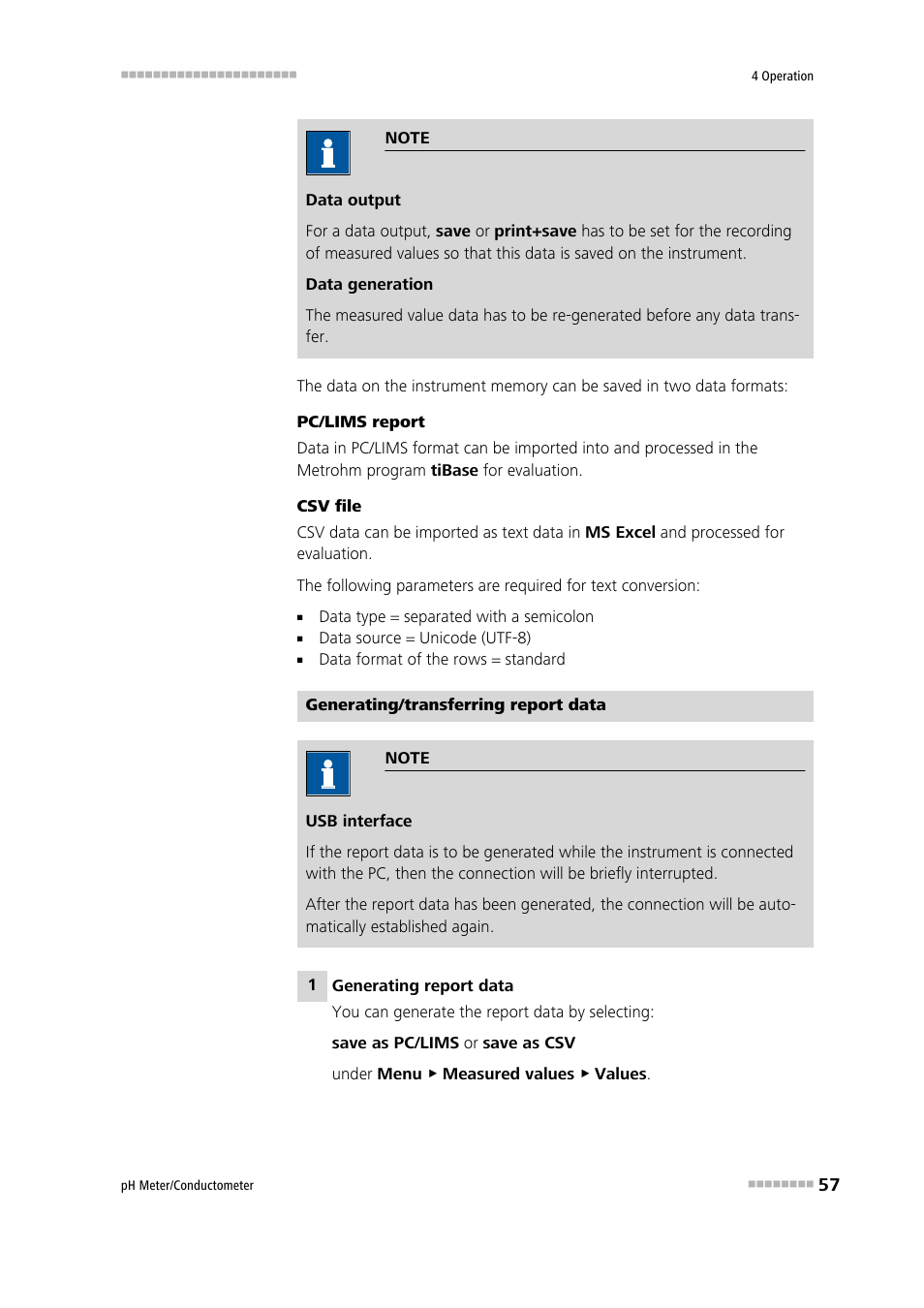 Metrohm 914 pH / Conductometer User Manual | Page 67 / 99