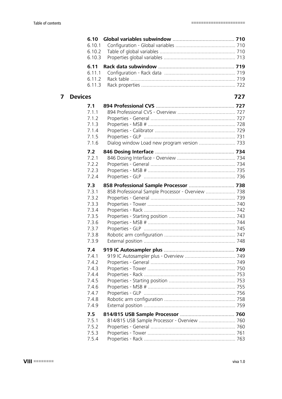 Metrohm viva 1.0 Manual User Manual | Page 10 / 898