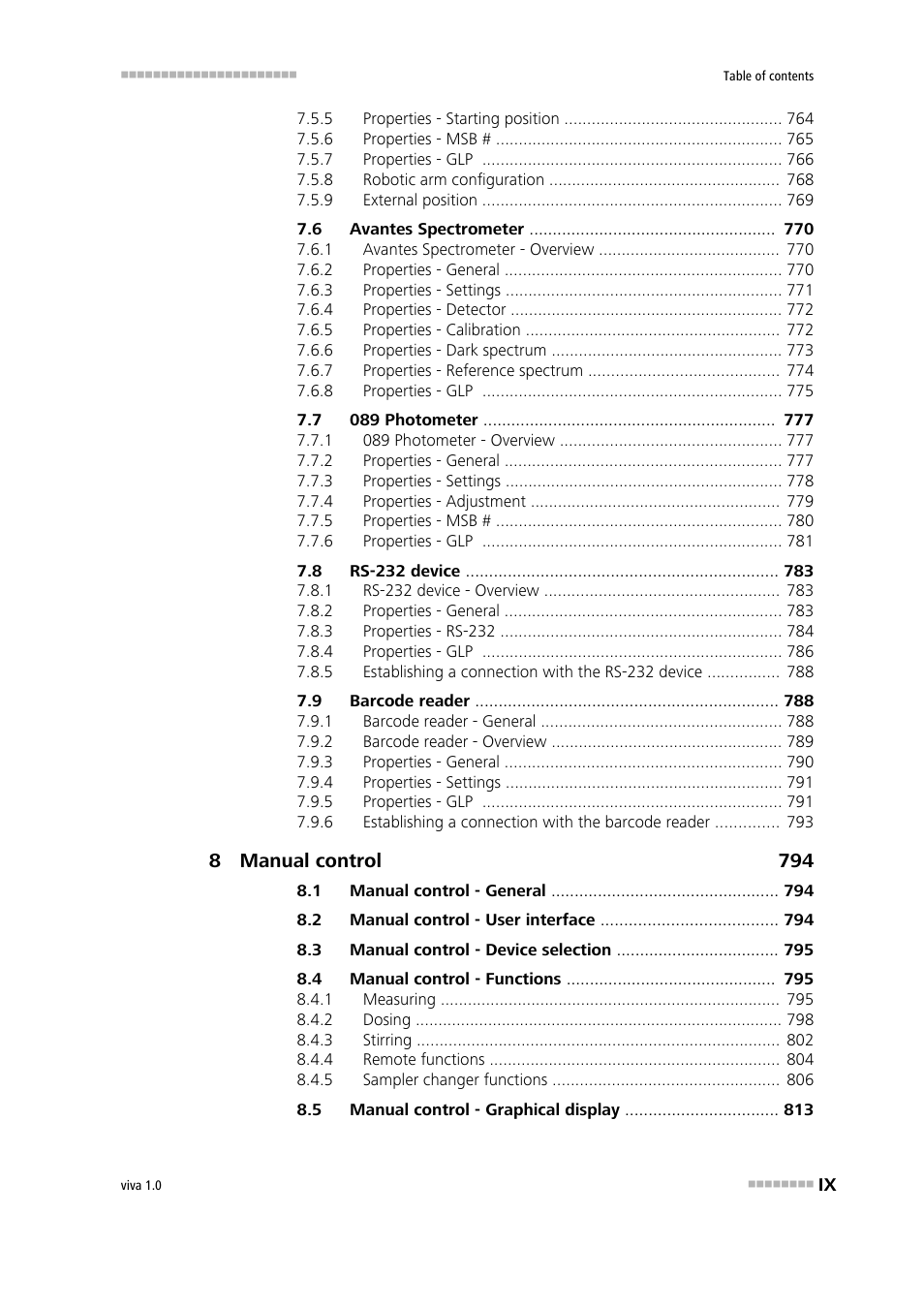 Metrohm viva 1.0 Manual User Manual | Page 11 / 898