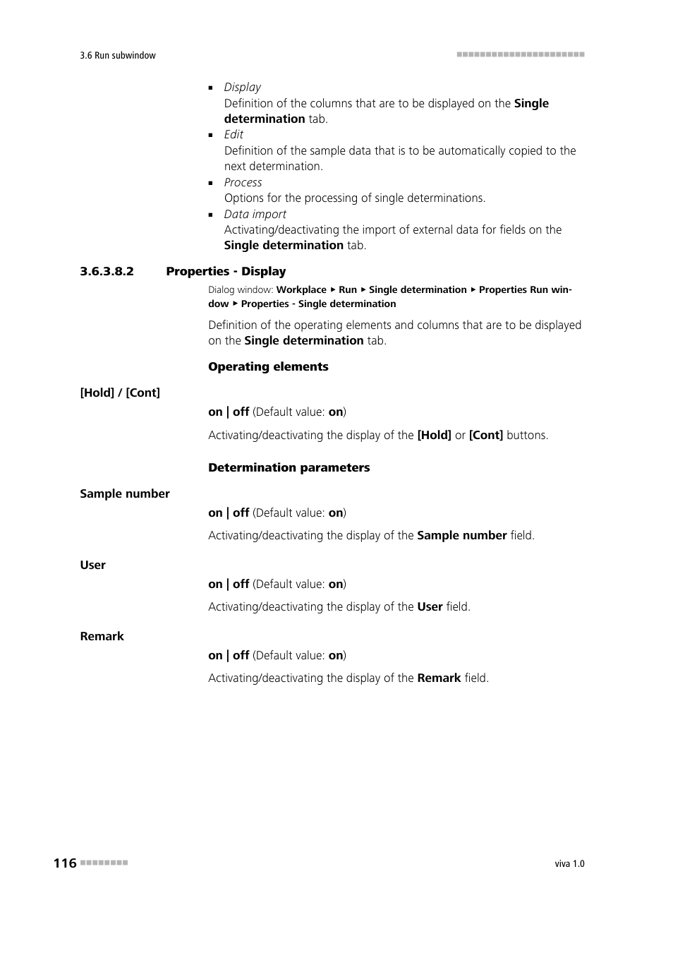 2 properties - display | Metrohm viva 1.0 Manual User Manual | Page 128 / 898