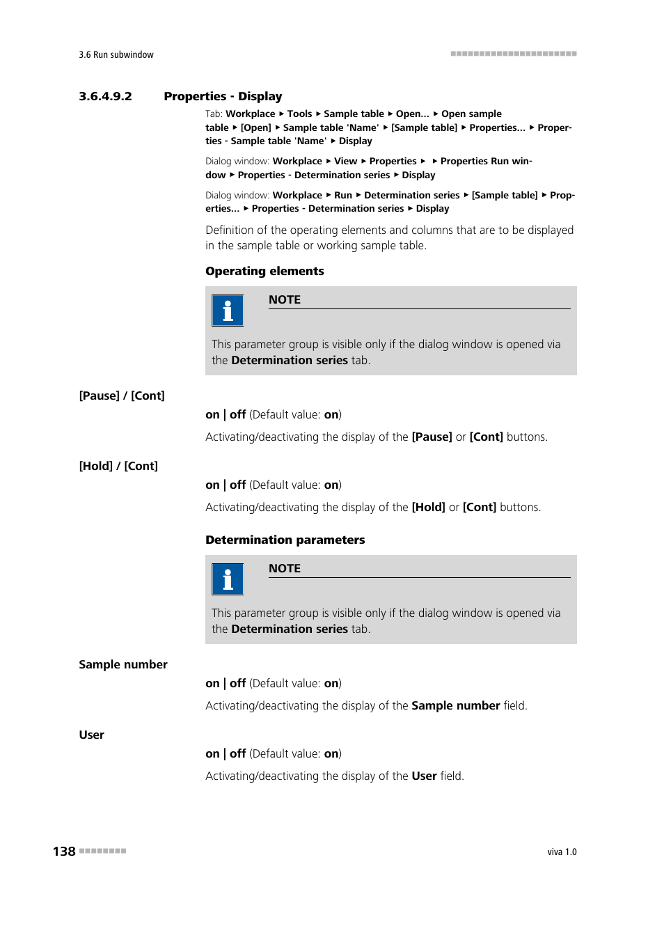 2 properties - display | Metrohm viva 1.0 Manual User Manual | Page 150 / 898