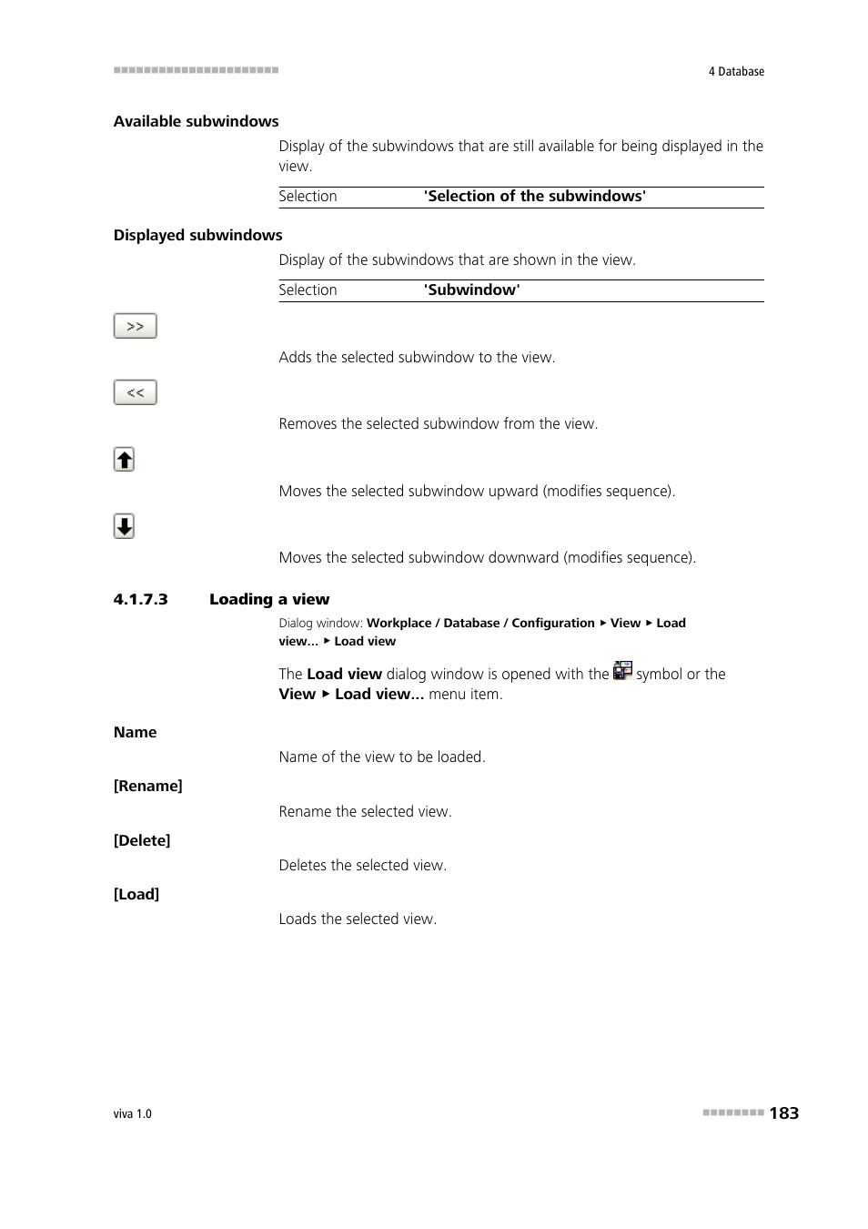 3 loading a view | Metrohm viva 1.0 Manual User Manual | Page 195 / 898