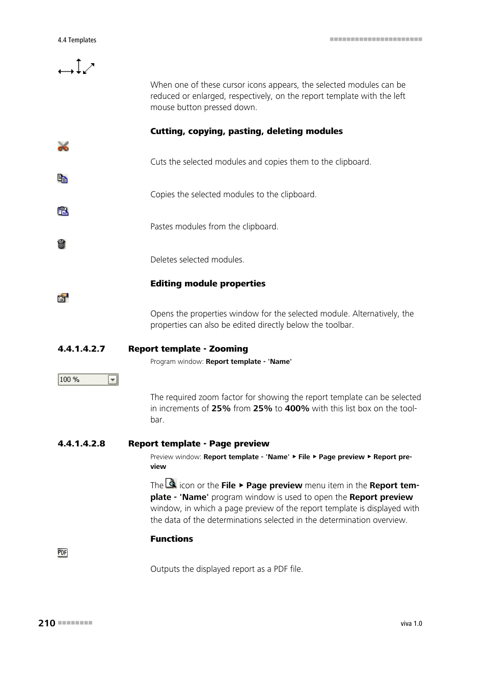 7 report template - zooming, Zooming | Metrohm viva 1.0 Manual User Manual | Page 222 / 898