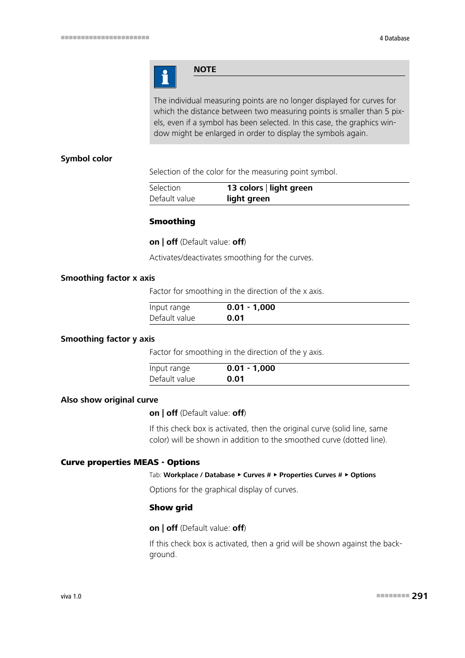 Options | Metrohm viva 1.0 Manual User Manual | Page 303 / 898