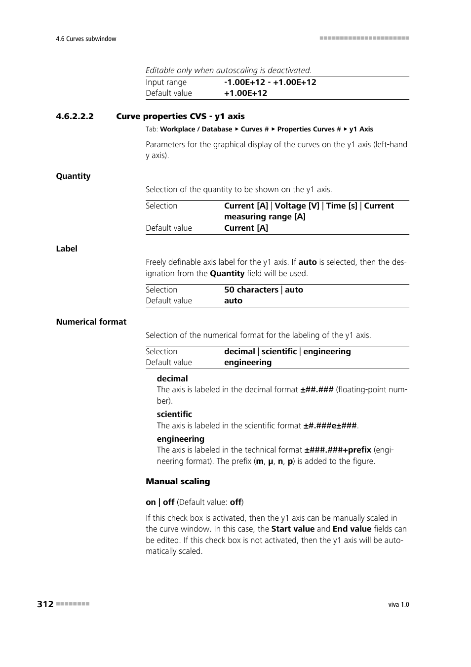 2 curve properties cvs - y1 axis | Metrohm viva 1.0 Manual User Manual | Page 324 / 898