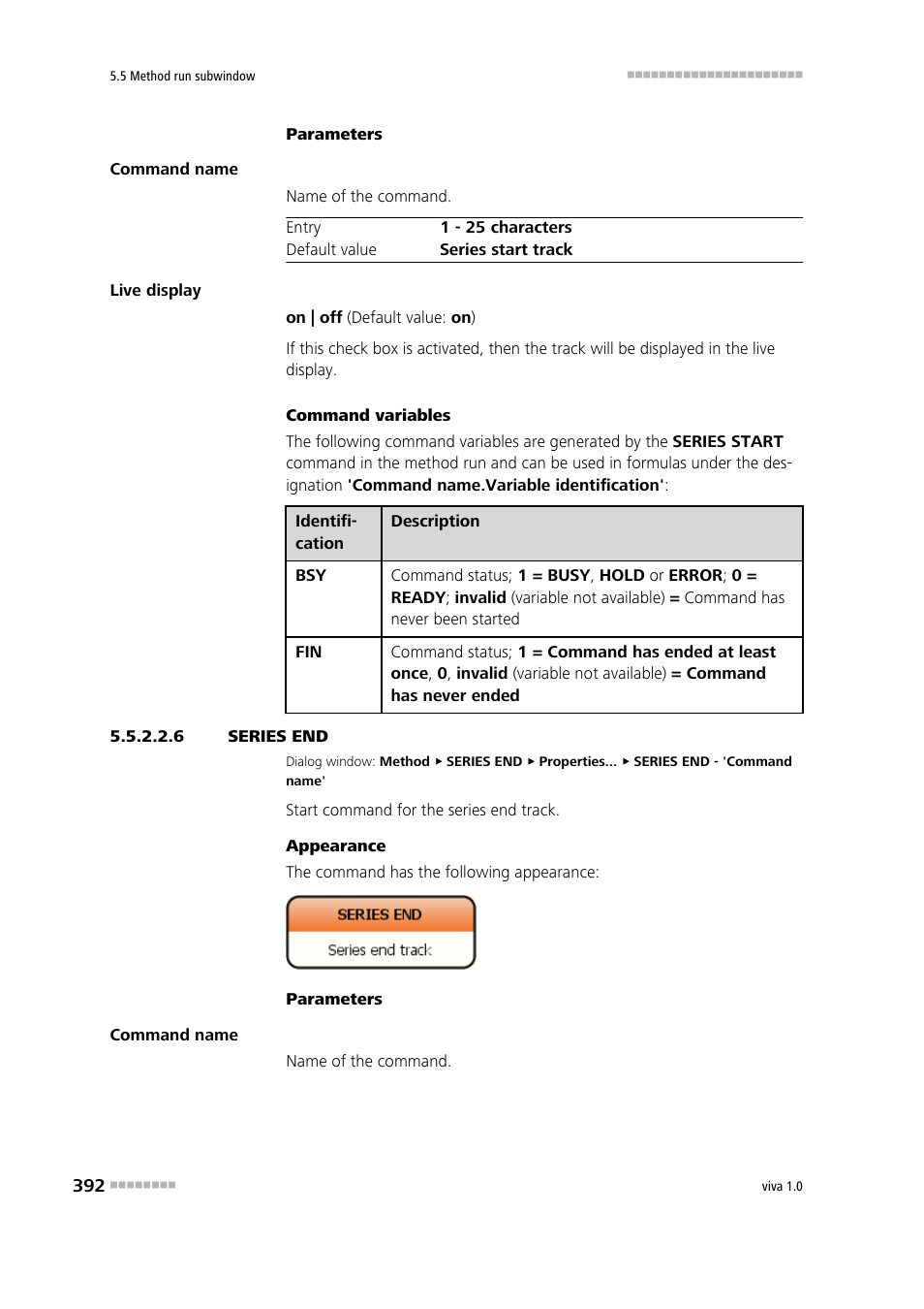 6 series end, Series end | Metrohm viva 1.0 Manual User Manual | Page 404 / 898