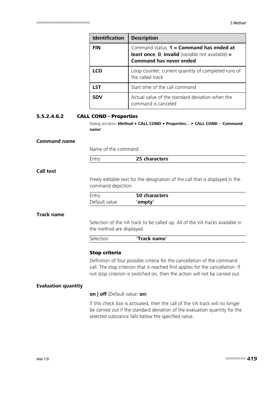 2 call cond - properties | Metrohm viva 1.0 Manual User Manual | Page 431 / 898