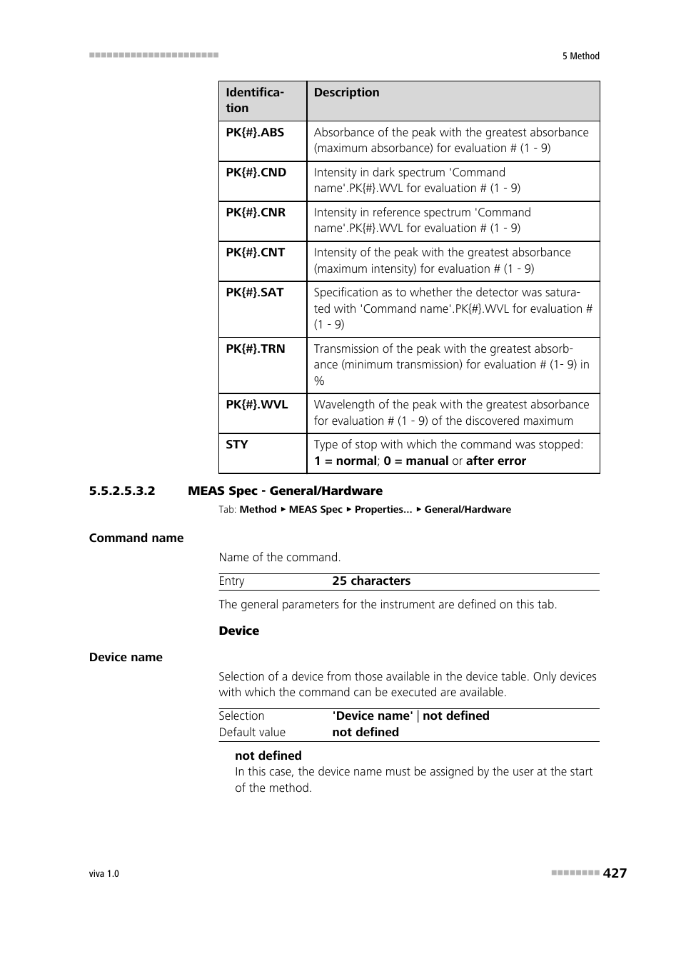 2 meas spec - general/hardware | Metrohm viva 1.0 Manual User Manual | Page 439 / 898