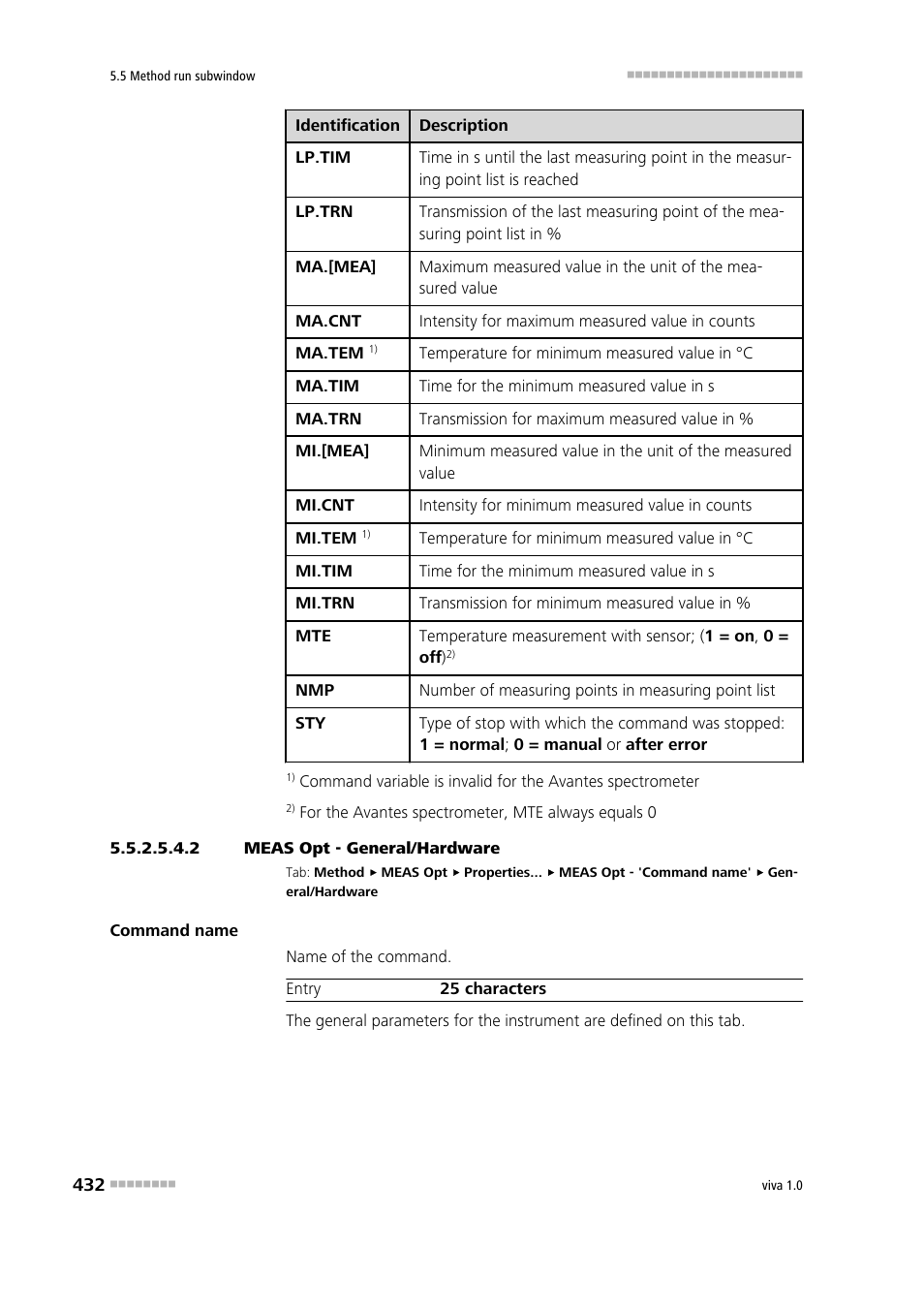 2 meas opt - general/hardware, General/hardware | Metrohm viva 1.0 Manual User Manual | Page 444 / 898