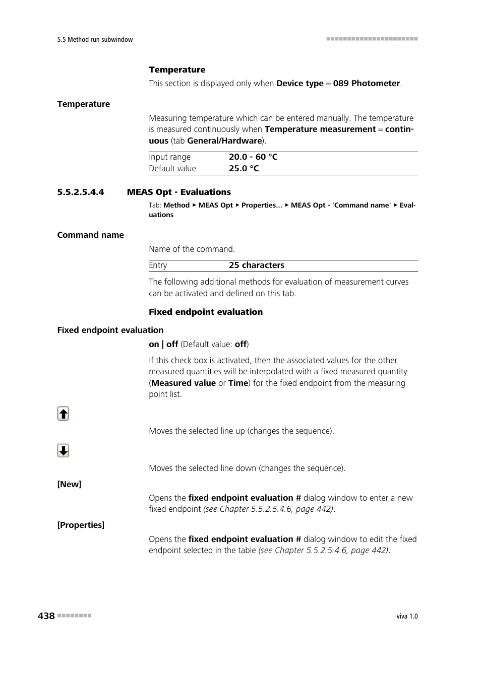 4 meas opt - evaluations, Evaluations | Metrohm viva 1.0 Manual User Manual | Page 450 / 898